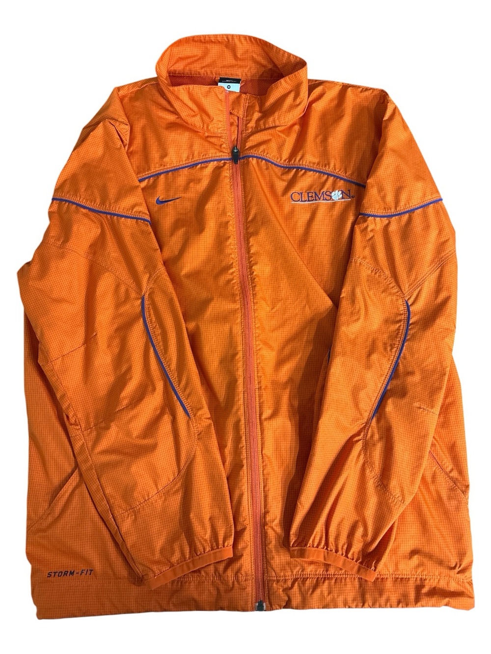 Nike Orange Clemson Windbreaker Jacket